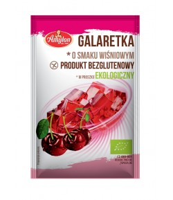 Galaretka wegańska o smaku wiśniowym bezglutenowa BIO - Amylon 40 g
