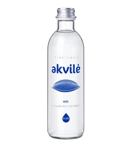 Woda mineralna Niegazowana - Akvile 330 ml