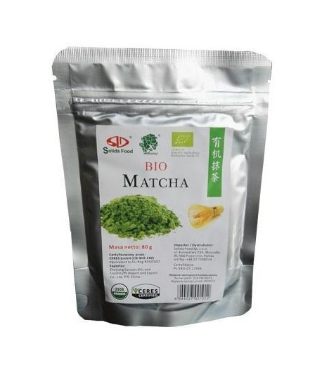 Herbata Zielona MATCHA BIO - Solida Food 80 g