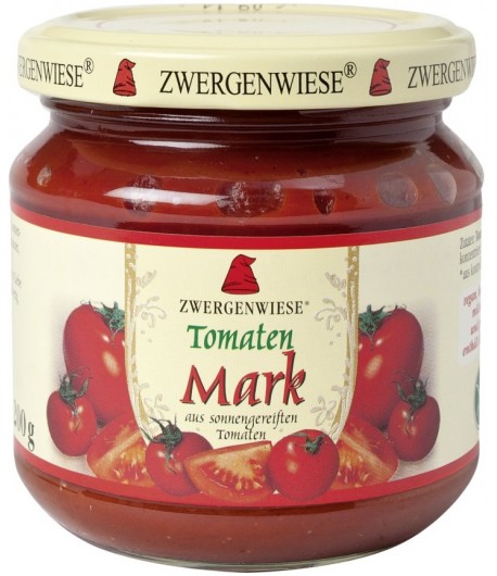 Koncentrat pomidorowy 22% bezglutenowy BIO - ZWERGENWIESE 200 g