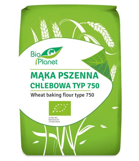 Mąka Pszenna chlebowa TYP 750 BIO - Bio Planet 1 kg