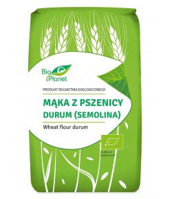 Mąka z Pszenicy DURUM (semolina) BIO - Bio Planet 500 g