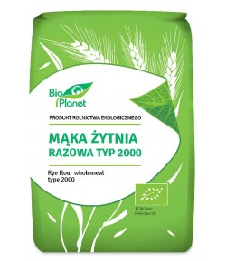 Mąka Żytnia razowa TYP 2000 BIO - Bio Planet 1 kg