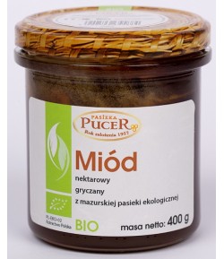Miód nektarowy GRYCZANY BIO - PASIEKA PUCER 400 g