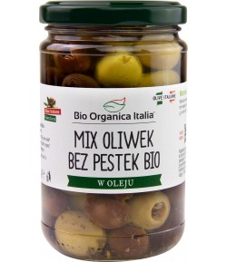 Mix oliwek z pestką w oleju BIO - BIO ORGANICA ITALIA 280 g