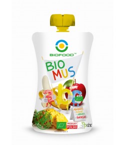 Mus Ananas Banan Jabłko BIO - BIOFOOD 90 g