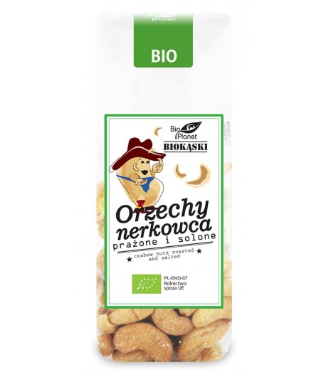 Orzechy nerkowca prażone i solone BIO - Bio Planet 100 g