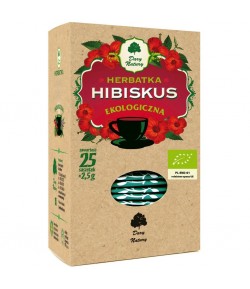 Hibiskus BIO - herbatka ekologiczna (25x2,5g) - Dary Natury 62,5 g