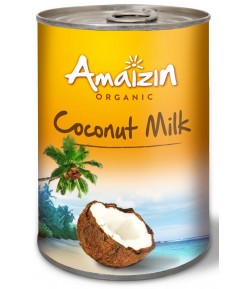 COCONUT MILK - bez gumy guar (17 %tłuszczu) BIO - Amaizin 400 ml