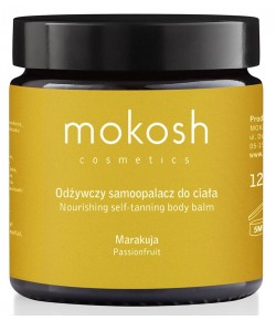 Odżywczy samoopalacz do ciała Marakuja - MOKOSH 120 ml