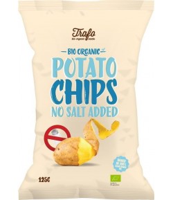 Chipsy Ziemniaczane naturalne bez dodatku soli BIO - Trafo 125g