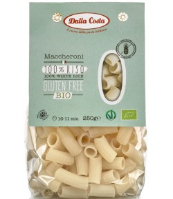 Makaron MACCHERONI z ryżu białego bezglutenowy BIO - Dalla Costa 250g