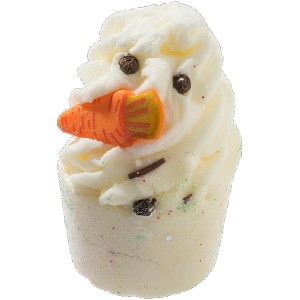 The Little Snowman Kremowa babeczka do kąpieli - Bomb Cosmetics 50g