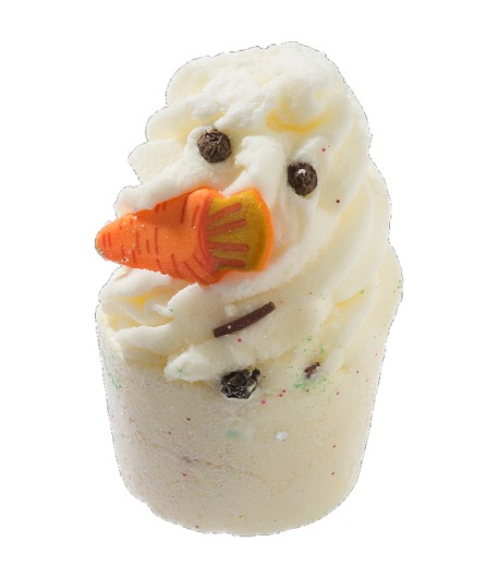 The Little Snowman Kremowa babeczka do kąpieli - Bomb Cosmetics 50g