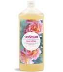 Mydło w płynie różano-oliwkowe BIO - Sodasan 1000 ml