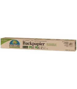 Kompostowalny papier do pieczenia w rolce - niebielony - IF YOU CARE 19,8 metra