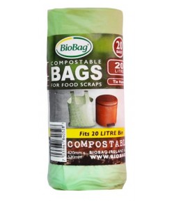 20l Worki na odpady BIO i zmieszane - kompostowalne i biodegradowalne - BioBag 20 szt.