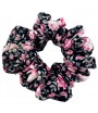Bawełniana scrunchie - flower power - wzory - BoMoye