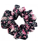 Bawełniana scrunchie - flower power - wzory - BoMoye