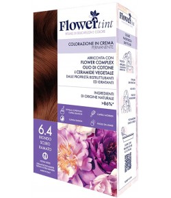Farba FlowerTint 6.4 Ciemny miedziany blond seria czerwieni 120ml