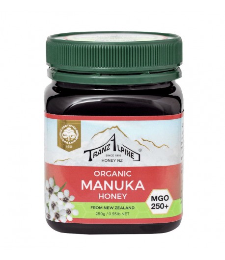 Miód Manuka MGO 250+  BIO - TranzAlpine 250 g