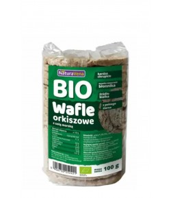 Wafle orkiszowe pełnoziarniste z solą morską BIO - Naturavena 100 g