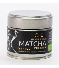 Herbata zielona  MATCHA PREMIUM Japońska BIO - MY PURA VIDA 30 g