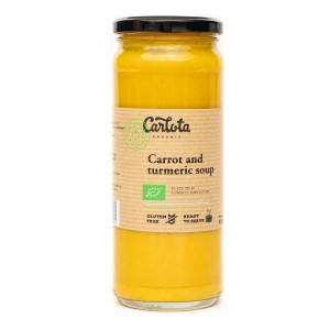 Zupa krem z marchewki z kurkumą bezglutenowa  BIO - CARLOTA 450 g