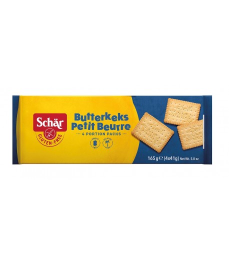 Herbatniki maślane PETIT BEURRE bezglutenowe - SCHAR 165 g