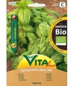 Nasiona Bazylii BIO - Vita Line 1 g