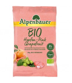 Cukierki z nadzieniem o smaku GREJPFRUTOWO - CHMIELOWYM BIO - Alpenbauer 90 g