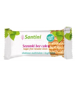 Sezamki słodzone Maltitolem i Ksylitolem - Santini 27 g
